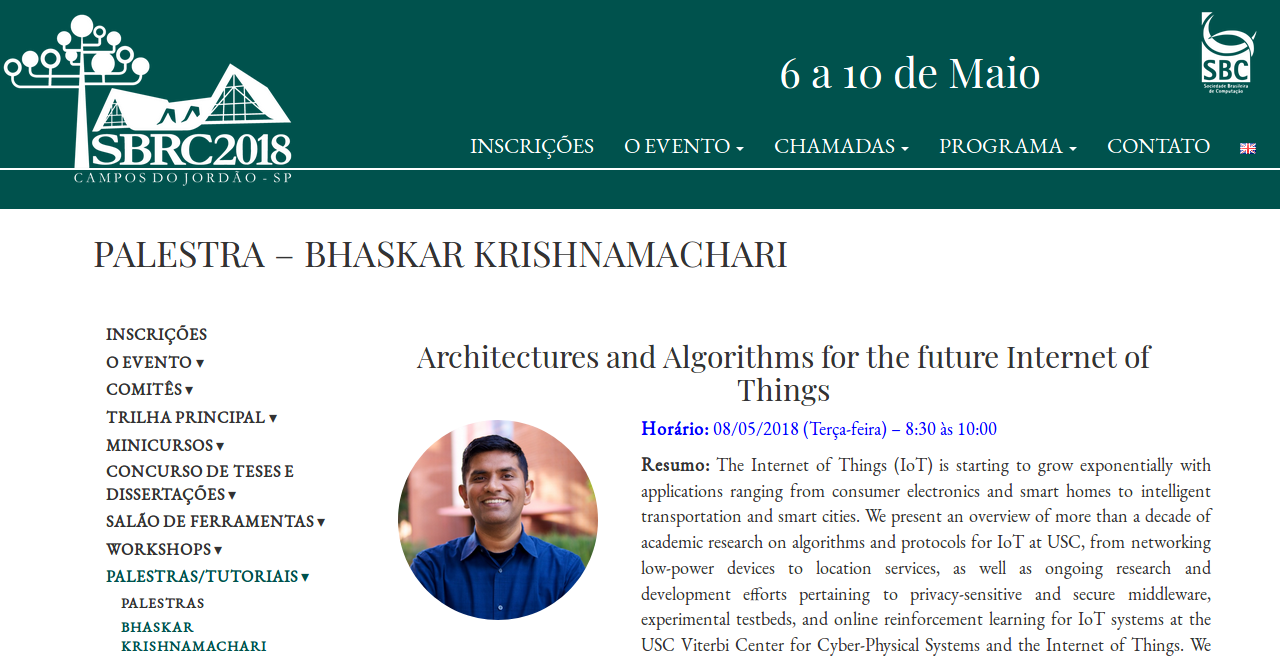 Architectures and Algorithms for the future Internet of Things
